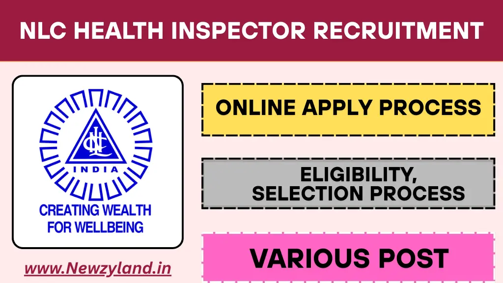 NLC Health Inspector Recruitment